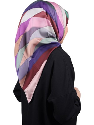  Scarfella Desenli Sport Tivil Eşarp - Desen-07 - Renk-02 -93