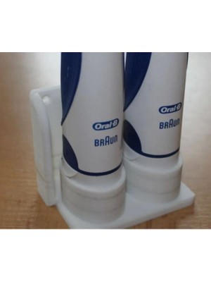 3dükkanım Ikili Pilli Oral B Diş Fırçası Standı