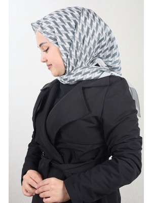 Emproyal  Emproyal Desenli Naturel Pamuk Eşarp - Desen-06 - Renk-03 -93