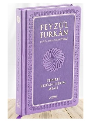 Feyzü'l Furkan Tefsirli Kur'an-I Kerim Meali Büyük Boy - Tefsirli Meal - (Ciltli) Lila - Hasan Tahsin Feyizli