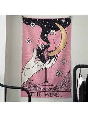 Attach The Wine Duvar Örtüsü - Wall Tapestry I 70 x 100 cm