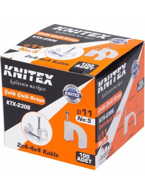 Knitex KTX-2306 Çivili Kroşe No:5