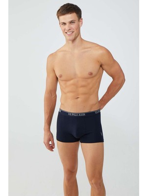 U.S. Polo Assn. 80477 Erkek 2'li Boxer-Lacivert&baskılı