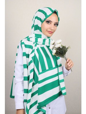 Modakaşmir  Moda Kaşmir Yeşil Serisi Medine Ipeği Şal - Renk-13 -93