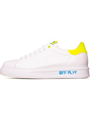 Off Play Beyaz - Sarı Erkek Sneaker X-M Fırenze 1 Cv 02