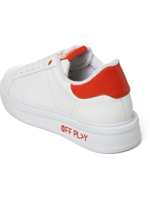 Off Play Beyaz - Turuncu Erkek Sneaker X-M Fırenze 2 Lh 02 79