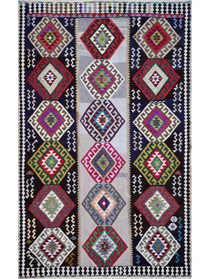 Empera Antik Kilim - Anadolu Etnik Desenli El Dokuması Kilim E0532