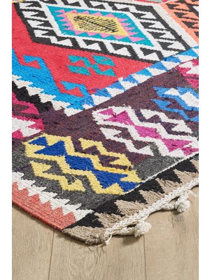 Empera Antik Kilim - Anadolu Etnik Desenli El Dokuması Kilim E0533