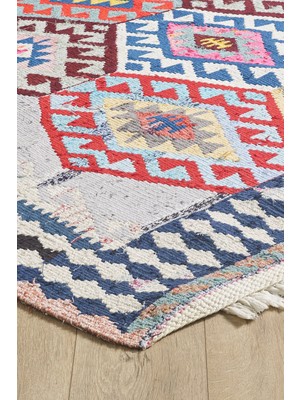 Empera Antik Kilim - Anadolu Etnik Desenli El Dokuması Kilim E0523