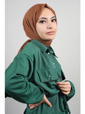 Modakaşmir  Moda Kaşmir Düz Renk Nopel Şal - Desen-01 - Renk-13 -93