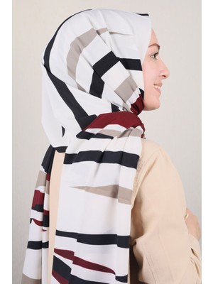 Modakaşmir  Moda Kaşmir Desenli Medine Ipeği Şal - Desen-05 - Renk-05 -93