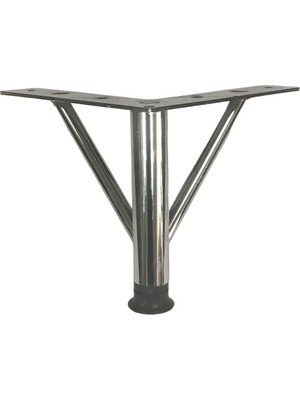 Eym Firkete Ayak Metal 12 cm Krom Mobilya Koltuk Ayağı