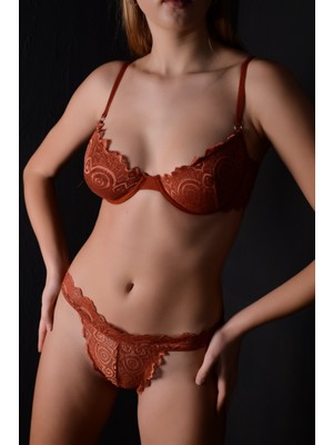 Zag Lingerie Cinnamon Sütyen Külot Takımı