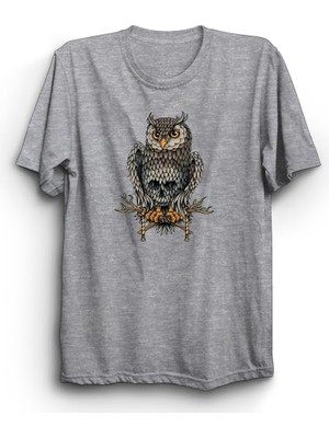 The Fame Baykuş ve Kurukafa, Owl And Skull Tişört