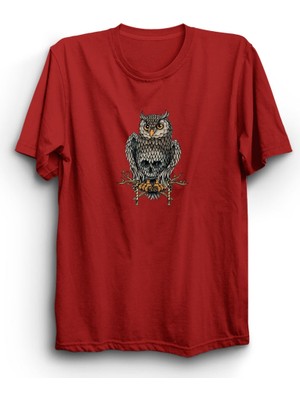 The Fame Baykuş ve Kurukafa, Owl And Skull Tişört
