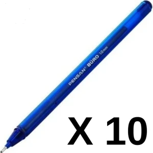 Büro Mavi Tükenmez Kalem 1.0 mm 10 Adet