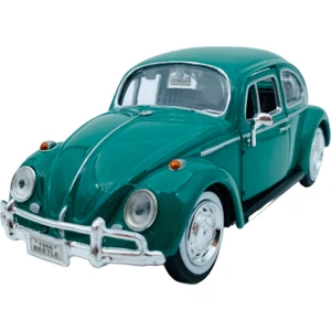Popit Toys Volkswagen Beetle 1966 Die-Cast Lisanslı 1.24 Model Araba Klasik Koleksiyonluk Yeşil Araç