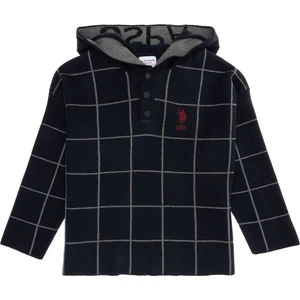 U.S. Polo Assn. Erkek Çocuk Lacivert Triko Kazak 50254136-VR033