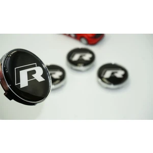 Vw Volkswagen R Jant Göbek Kapak Seti 60MM