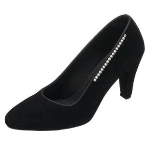 Costo Shoes AYS7986 Siyah Süet Topuklu Özel Seri Kadın Stiletto