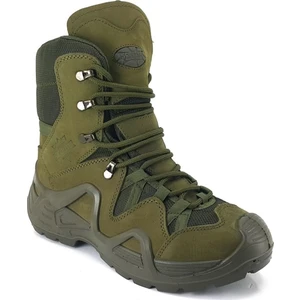 P1490 Erkek Deri Bağcıklı Askeri Bot