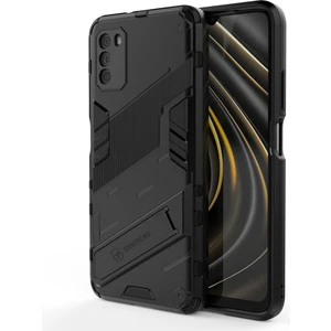 YKD Store Xiaomi Poco M3 Pc + Tpu Şok Geçirmez Kılıf Siyah (Yurt Dışından)