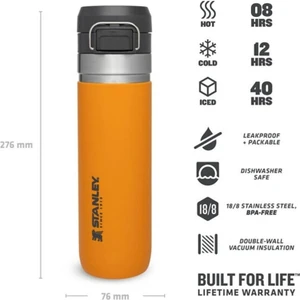Go Quick Flip Paslanmaz Çelik Termos 0.70 Lt Safran
