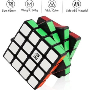 LRS Store Profesyonel 4lü Rubik Qiyi Speed Qiyuan W2 4x4 Zeka Küpü Akıl Küpü Yarışma Özel