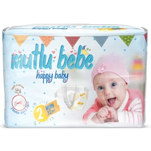 Mutlu Bebe Bebek Bezi 2 Numara - Mini 32 Adet