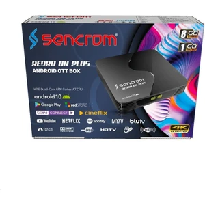 Sencrom Redro On Plus 4K Android 10 1gb 8gb Tv Box