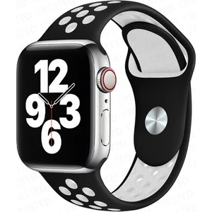 Apple Watch 3 4 5 6 7 8 Ultra 42MM 44MM 45MM 49MM Delikli Silikon Kordon Voyoniket