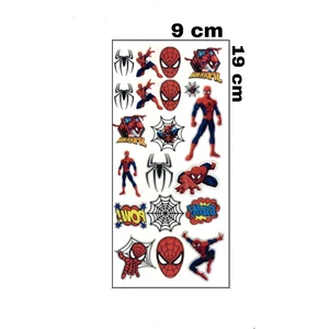 Mecit Tuhafiye Örümcek Adam Spider Man Çocuk Geçici Dövme