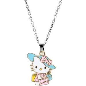 Herşey Nota Hello Kitty Renkli Kolye