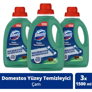 Yüzey Temizleyici Çam Maksimum Hijyen Tüm Yüzeyler için Yüzey Temizleyici 1500 ml x3