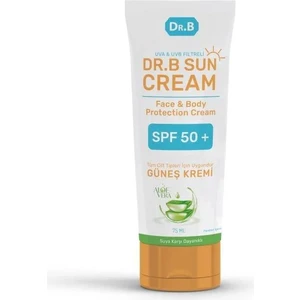 Dr.b Sun Cream Tüm Cilt Tipleri İçin Özel Aloa Vera Özlü Güneş Kremi 75 ml