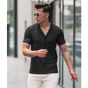 Smokin Yaka Gömlek - Siyah