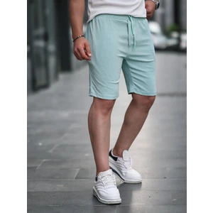 Fitilli Basic Şort - Su Yeşili