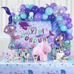 Çıtı Pıtı Store Çıtıpıtıstore Lüks Deniz Kızı Balon Folyo Balon Set