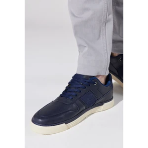 ALTINYILDIZ CLASSICS Erkek Lacivert Bağcıklı Esnek Rahat Taban Günlük Sneaker Ayakkabı