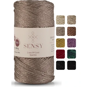 Premium Simli 200 gr Polyester Makrome Ipi 2 mm - 230 M Supla Ip ve Çanta Ipliği