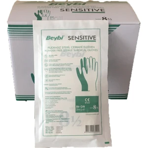 Pudrasız Steril Sensitive Cerrahi Eldiven 8.5 Numara