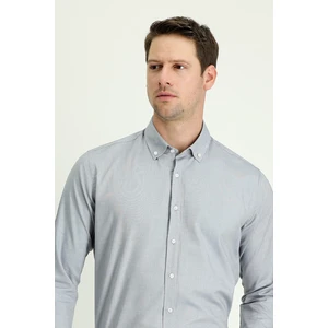 Uzun Kol Slim Fit Oxford Gömlek