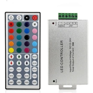 Rgb Şerit LED Kumanda Kontrol Cihazı 44 Tuşlu Rf Kumanda 36 Amper