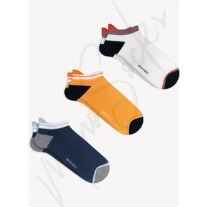 Mono Socks 3'lü Kulaklı Bambu Patik Çorap