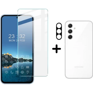 Samsung Galaxy A54 5g Temperli Cam Ekran Koruyucu ve Kamera Lens Koruyucu Seti