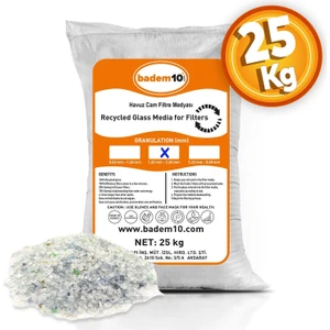 Cam Filtre Medyası 25 kg Havuz Filitre Temizleme Cam Kumu 1.20-3.20 mm