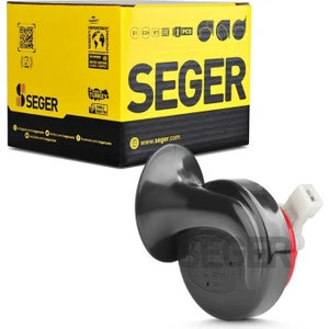 SEGER-60B Salyangoz Korna 12V (Dadat), Ince Ses ,jpt Soket (Dacia, Renault, Citreon, Peugeot)
