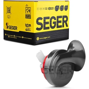 SEGER-60B Salyangoz Korna 12V (Dadat) , Kalın Ses, Sıcma 3 Soket (Peugeot , Citreon)