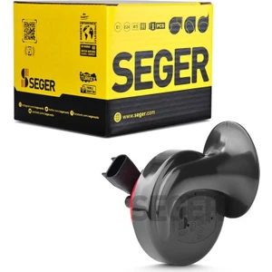 SEGER-60B Salyangoz Korna 12V (Dadat), Kalın Ses, Delphi 1530 Soket (Opel, Chevrolet)
