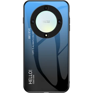 Honor X9A 5g Temperli Cam+Pc+Tpu Telefon Kapağı Gradyan Renkli Akıllı Telefon Kılıfı (Yurt Dışından)